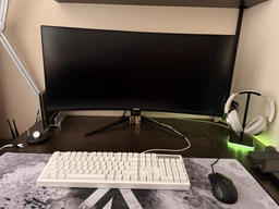 Монитор 34" QUBE Overlord C34UQ180H (Ultra-Wide 2K) 3440×1440 Fast VA 1500R 180Hz 4ms, 8-Bit, HDR, FreeSync, G-SYNC Compatible, HAS, Speakers фото от покупателей 4