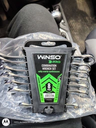 Набор ключей Winso PRO комбинированные CR-V 8шт 8-19мм 900108