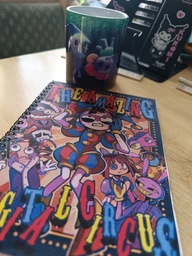 Блокнот Sketchbook Скетчбук з принтом The Amazing Digital Circus | Дивовижний цифровий цирк #01 фото від покупців 1