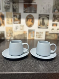 Набір чашок Limited Edition Coffee 2 шт 200 мл із блюдцями (RX-N24704)