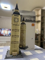 Детский конструктор Wange Архитектура Биг-Бен, The Big Ben 1666 деталей (5216)
