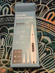 Электрическая ультразвуковая зубная щетка скалер Electric Teeth Cleaner для удаления камней отбеливание зубов белая фото от покупателей 13
