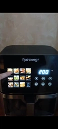 Многофункциональная мультипечь айрогриль Rainberg AIR FRYER GRILL на 12,5 литров Аэрогриль, фритюрница без масла, аэрофритюрница 4200 Вт фото от покупателей 1