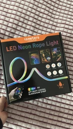 Неоновая лента 10 метров управления с телефона LED Neon Rope Light гибкая умная светодиодная подсветка USB Bluetooth IP68 (LONGITUD) фото от покупателей 2