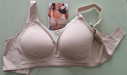 Бесшовный бюстгальтер 5XL (100F, 105C, 105D, 105E) Free Bra с глубоким сеточкой декольте Анатомический эластичный лиф широкие бретели без косточек Черный 583357672