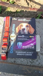 Комплект ошейник с противопаразитарной лентой AnimAll VetLine Double Guard 20 мм 320-400 мм Красный (4823101317343) фото от покупателей 1