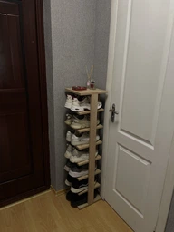 Полиця стелаж для взуття ДСП 280х267х1137 мм Дуб Сонома (T-13) фото від покупців 3