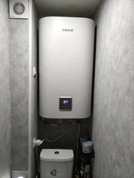 Бойлер Swan SFB-50w2 плоский slim 50л с WIFI и сухим ТЭНом 2кВт фото от покупателей 11