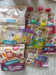 Фруктово-злаковий батончик ЯБЛУКО - МОРКВА для дітей з 12 місяців TM Babylove