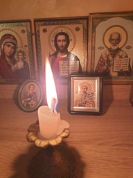 Свеча хозяйская белая столовая 6шт/1уп.