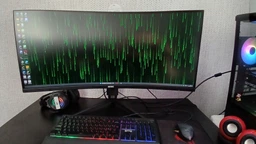 Монитор 34" QUBE Overlord C34UQ180H (Ultra-Wide 2K) 3440×1440 Fast VA 1500R 180Hz 4ms, 8-Bit, HDR, FreeSync, G-SYNC Compatible, HAS, Speakers фото от покупателей 1