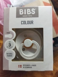 Пустушка BIBS 18+ m Colour Latex - White