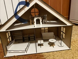 Домик игровой DecorWood с мебелью 31х41х21 см фото от покупателей 1