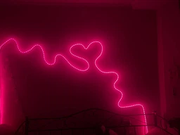 Неоновая лента 10 метров управления с телефона LED Neon Rope Light гибкая умная светодиодная подсветка USB Bluetooth IP68 (LONGITUD)