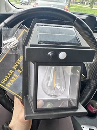 Вуличні LED ліхтарі на сонячній батареї на акумуляторі 2 шт. настінний фасадний садовий світильник ліхтарики на сонячних батареях акумуляторах садові вуличний ліхтар світильники для саду сонячний для приватного будинку на стіну фото від покупців 3