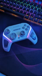 Беспроводной геймпад Ajazz GP100 2.4G/BT/USB Switch/PC/iOS/Android RGB White (GP100-W)