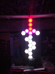Розумні настінні модульні RGB панелі світлодіодні Tuya Smart Light Bluetooth/Wi-Fi 2700-6500K Color/White – 15шт фото від покупців 1