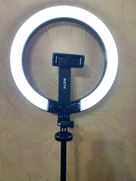 Комплект блогера беспроводной RZTK Aura Light Pro (кольцевая RGB led лампа 26 см 12 В / аккумулятор 1200 мАч / штатив 2.3 м Alum / пульт/ USB Type-C) фото от покупателей 1