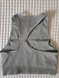 Спортивный топ женский Reebok 2M TS Compression LS H49221 S Хаки (4065427745688)