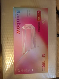 Перчатки нітрилові AMPRI Nitrile Style, 100 шт., Tutti fruitie. Розмір М