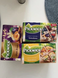 Коллекция фруктово-травяного чая Pickwick с корицей, сливой, ванилью 20 пакетиков + Ассорти Variation Yellow 20 пакетиков + Ассорти Variation Blue 20 пакетиков (1845678902206)
