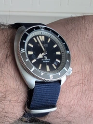 Нейлоновый ремешок NATO для часов 18 mm N-108 Синий