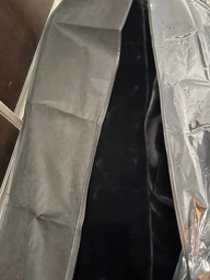 Чехол для одежды RZTK DressBag 60x130 см на молнии Черный полупрозрачный
