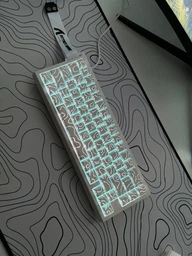 Ігрова клавіатура ATTACK SHARK X68 HE Магнітні свічі White