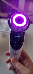Микротоковый массажер для лица и шеи 7 режимов RF-лифтинг EMS с микротоками от отеков лифтинг и тонус кожи для омоложения фото от покупателей 2