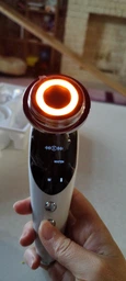 Микротоковый массажер для лица и шеи 7 режимов RF-лифтинг EMS с микротоками от отеков лифтинг и тонус кожи для омоложения фото от покупателей 3