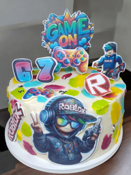 Декор на торт Роблокс Roblox вафельная бумага для торта съедобная печать на вафельной бумаге пищевая вафельная картинка А4 25032642011