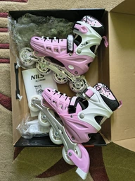 Роликовые коньки Nils Extreme 4 в 1 NH10905 31-34 S Розовые (5907695532814)