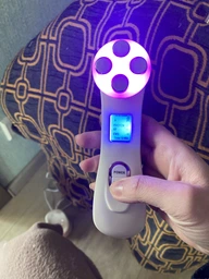 Микротоковый массажер для лица и шеи RF & EMS Beaty Instrument с микротоками 9 режимов лифтинг LPG и тонус кожи для омоложения с микротоками электрический аккумуляторный фото от покупателей 10
