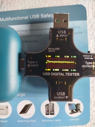 USB-C тестер емкости цифровой Вольтметр Амперметр 6,5А / QC3.0 / 32V / 99999mAh / USB 3.1 / LED-дисплей фото от покупателей 4