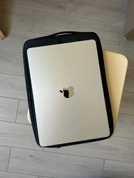 Чехол-сумка с ручкой для Ноутбука Макбука MacBook Air/Pro M1 M2 М3 М4 М5 15" / 16" Светло-Серая