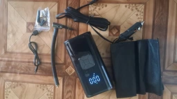 Автомобільний акумуляторний компресор безпровідний, насос автонасос для коліс автомобіля машини авто портативний компресор для підкачки шин фото від покупців 10