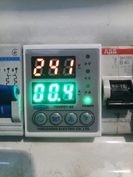 Реле напряжения TOMZN TOVPD1-60-EC 63A 220V, защита от перенапряжения и пониженного напряжения, DIN-рейка, дисплей