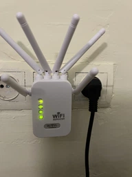 Wi-Fi ретранслятор усилитель до 1200м² для роутера 300Мб/с двухдиапазонный 2.4G + 5G вай фай ретранслятор усилитель сигнала - WIFI повторитель с LAN портом - расширитель покрытия сети