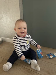 Дитяче пюре Gerber Pouch Яблуко та груша, 90 г (7613036345507) фото від покупців 8