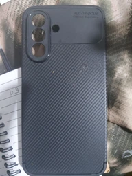 Чехол VVawe Premium TPU Ultimate Experience Silicone Case Carbon для Samsung Galaxy A36 5G black