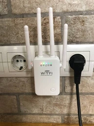 Wi-Fi ретранслятор репитер wi fi усилитель удлинитель интернет сигнала сети вай фай повторитель расширитель вайфай для роутера tp link беспроводного покрытия с LAN портом WPS точкой доступа с антеннами на 100 метров 300 Мбит/с для квартиры Hechpro ТБ2SIGN фото от покупателей 2