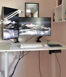 Стол с электрорегулировкой высоты 120 X 60 см Flexi Desk Black Matte 27884 фото от покупателей 16