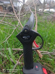 Секатор аккумуляторный VOLLYX BLACK 21V кусторез садовые ножницы + 2 АКБ + кейс фото от покупателей 16