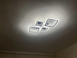 Люстра светодиодная потолочная LUMINARIA OVAL 80W 4S RC 725/423 WHITE 220V IP20, LED светильник с пультом ДУ фото от покупателей 1