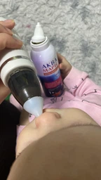 Назальный электронный аспиратор аккумуляторный 2в1 для новорожденных Vancocon Pro, детский отсос соплей, безопасное устройство для очистки носа, электронный соплеотсос фото от покупателей 1