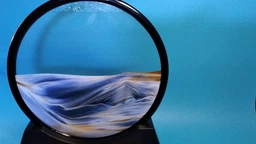 Картина 3Д Рухомий пісок Антистрес LotCow. Рамка з кварцовим піском (червоний)