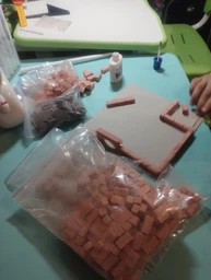 Будівельний набір BLOCKY Будинок на скелі Strateg (31017) з міні-цеглинок призначений для творчості. фото від покупців 1