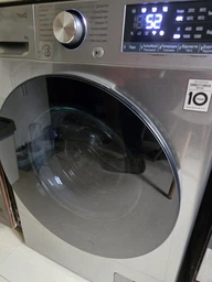 Стиральная машина LG серии AI DD™ TurboWash™ F2Y7FS5P, фронтальная, узкая, 47,5 см, 9 кг, 1200, класс F/A/B, 14 программ, инверторный, дисплей, WiFi, темно серый фото от покупателей 2