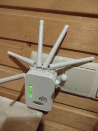 WiFi Репитер усилитель сигнала ретранслятор Wi-Fi роутер 300Мбит/с Устранение Мертвых Зон 802.11 b/g/n фото от покупателей 18