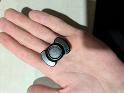Антистресс Mini EDC Toy 3 в 1 Спиннер, Магнитный Слайдер, Кликер цвет Чёрный (01501)